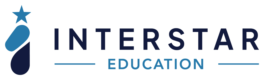 Interstar Education logo, after